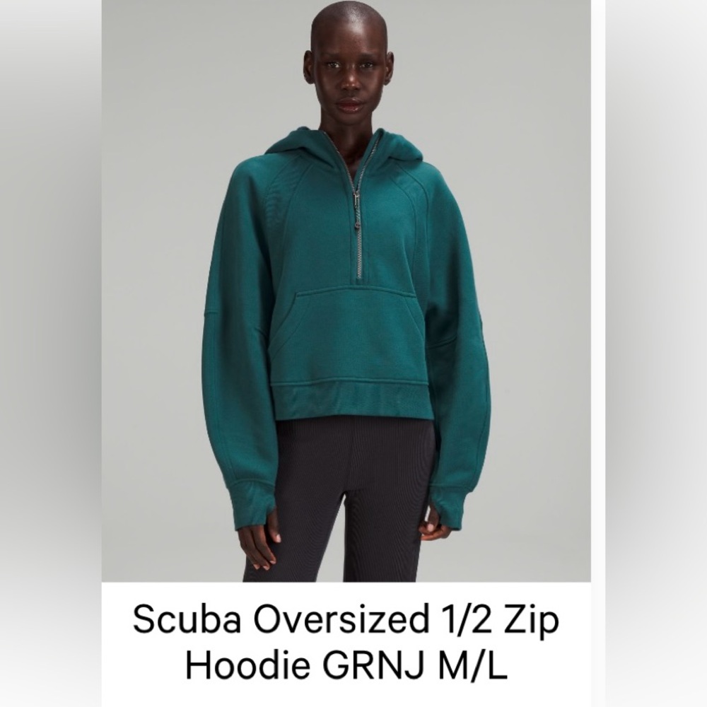 Lululemon Scuba Oversized 1/2 Zip Hoodie